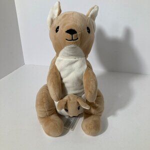 Warmies Plush Kangaroo &‎ Joey Cozy Microwaveable Heat Pad 11" French Lavender